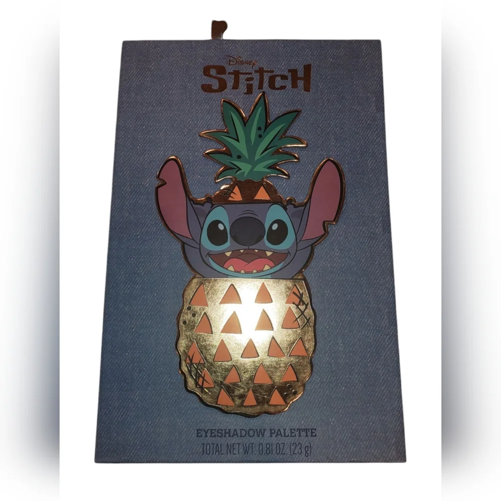Disney's Stitch In Pineapple Eyeshadow Palette